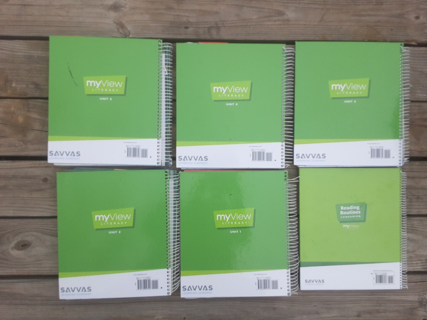 SAVVAS My View Literacy Gr K-Set of 5 Teacher’s Ed K.1,K.2,K.3, K.4, K.5 & more.