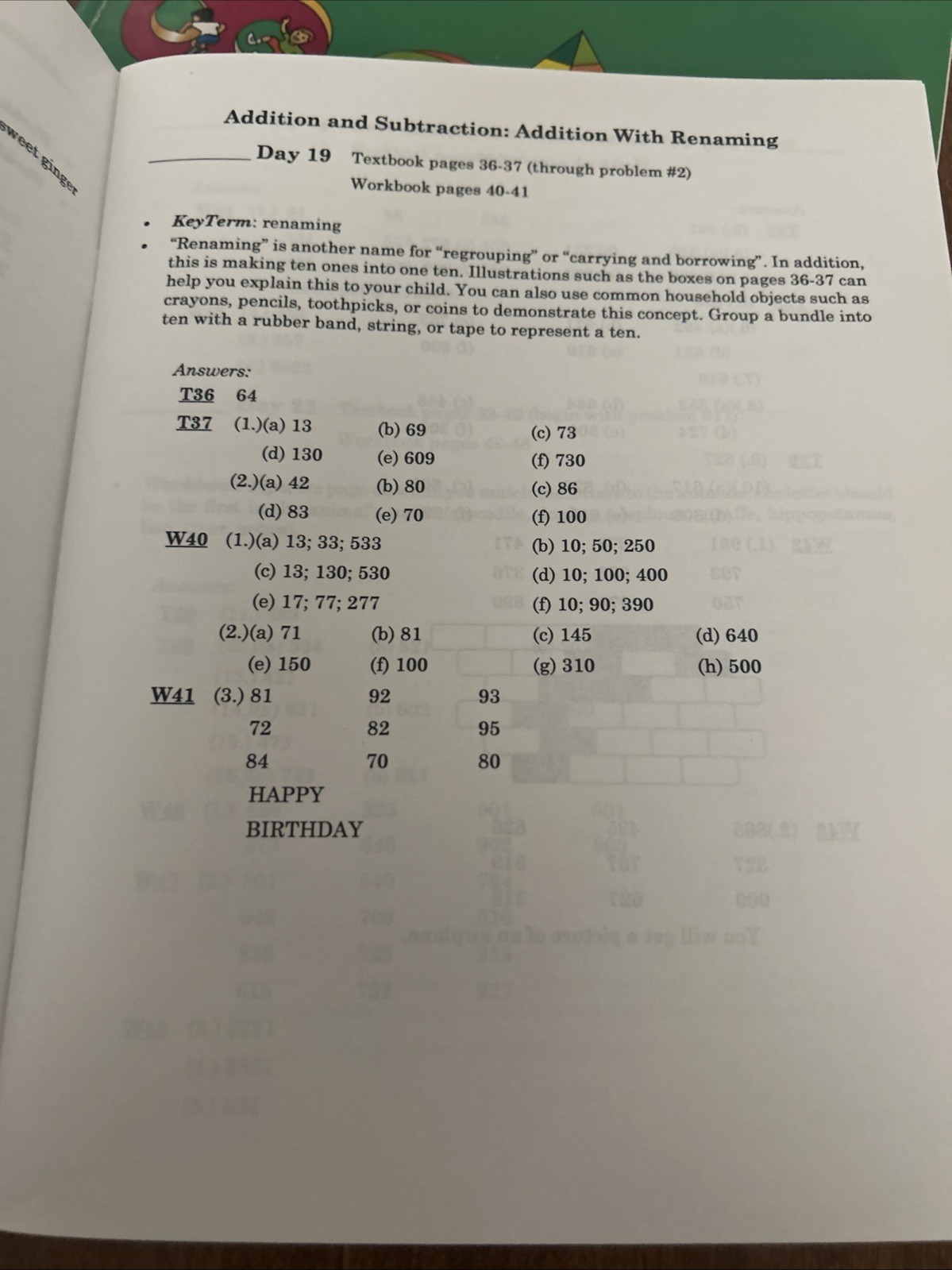 Singapore Math Primary Mathematics 2A Set Text + Daily Lesson Plans W/ Answer