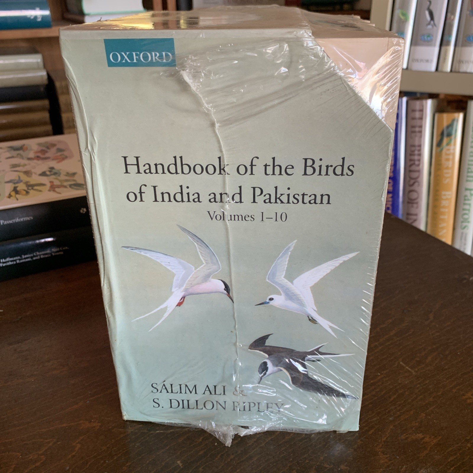 Handbook of the Birds of India and Pakistan Ripley Ali 10 Vol Box Set SEALED