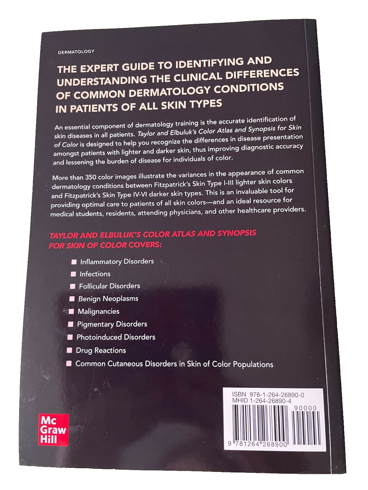 NEW Taylor & Elbuluk’s Color Atlas & Synopsis for Skin of Color by Nada Elbuluk