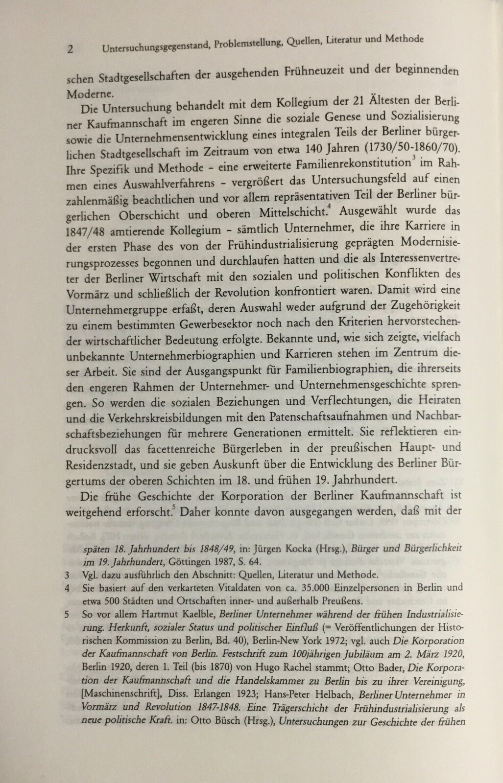 Berliner Bürgertum 18. & 19. Jahrhundert German 2002 Hardcover Good Cond.