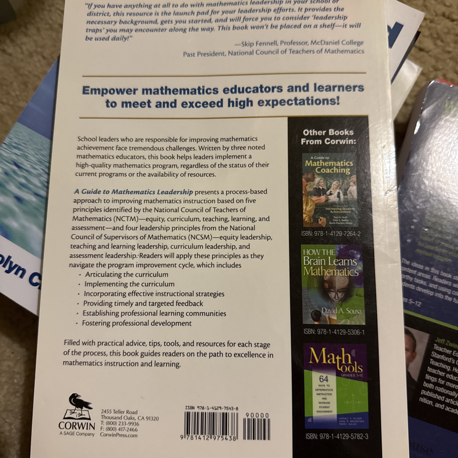 A Guide to Mathematics Leadership: – Paperback, by Balka Don S.; – New