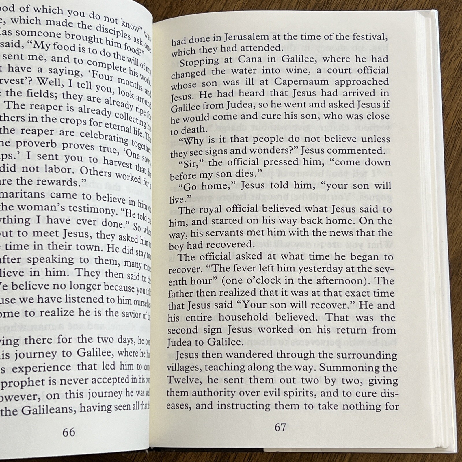 JOSEPH F. GIRZONE – JESUS: HIS LIFE AND TEACHINGS – LARGE PRINT HARDCOVER
