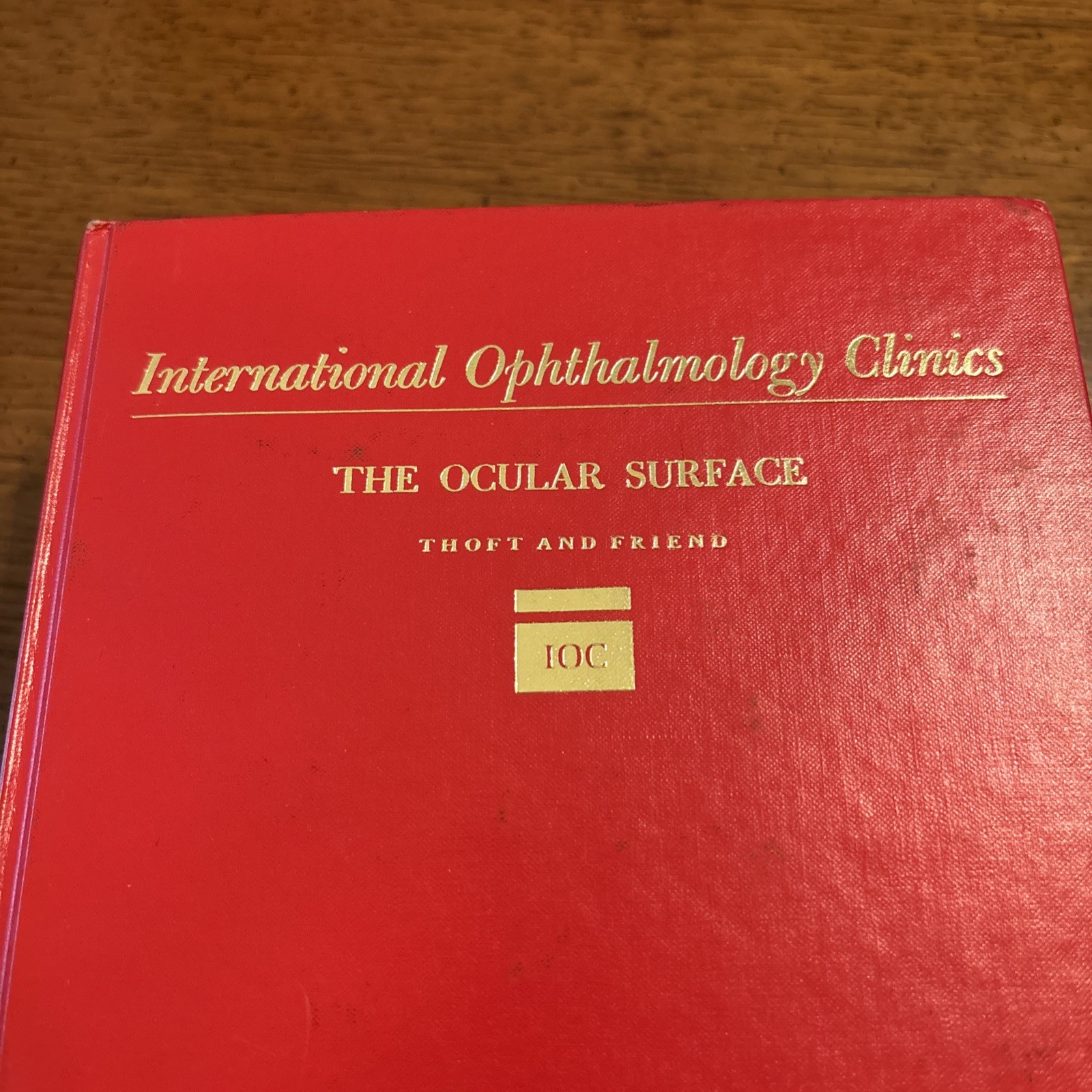 INTL Ophthalmology Clinics Books 11 Volumes 1977-1980 Red w/Gold Trim HC Vintage