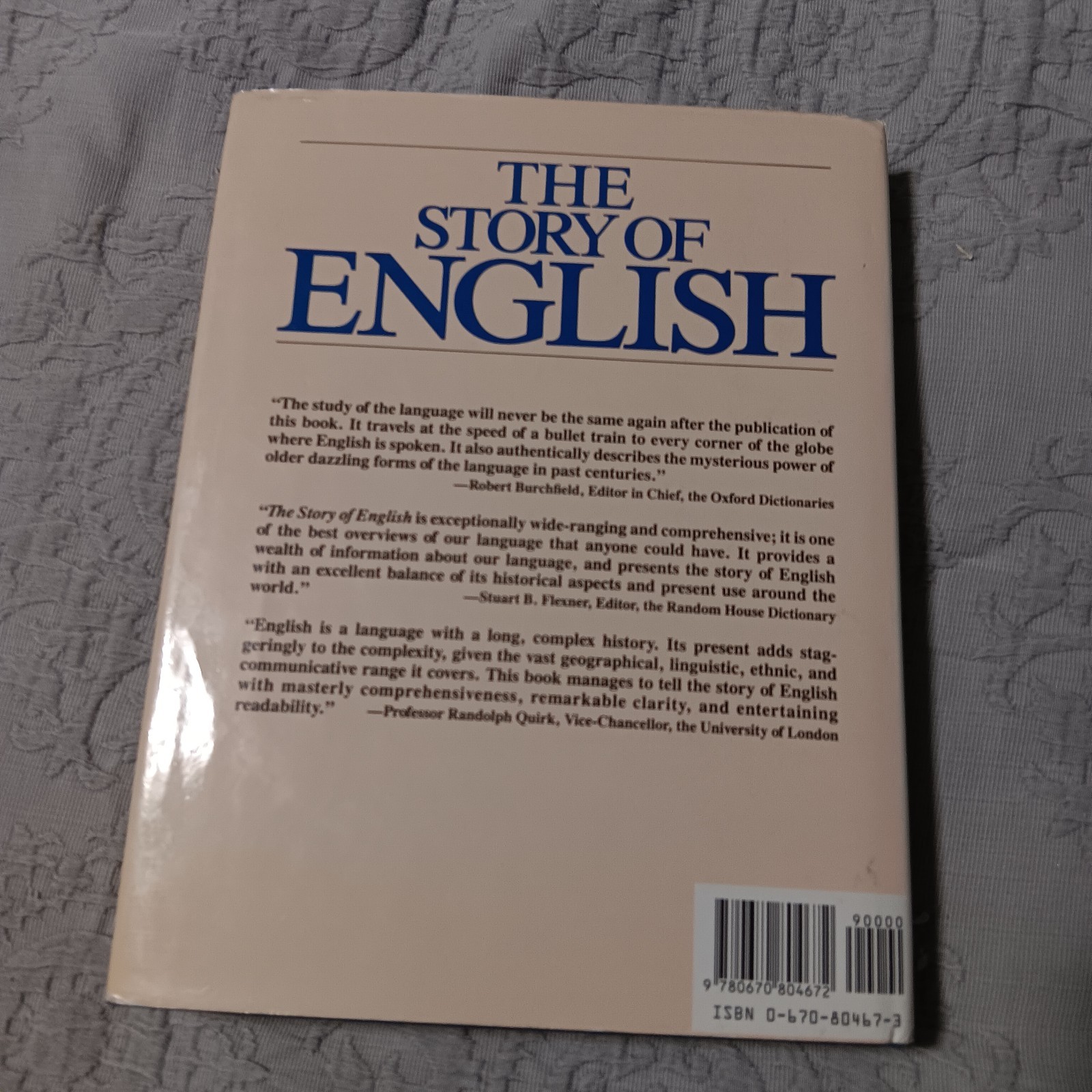 Story of English by William Cran, Robert MacNeil and Robert McCrum (1986,…