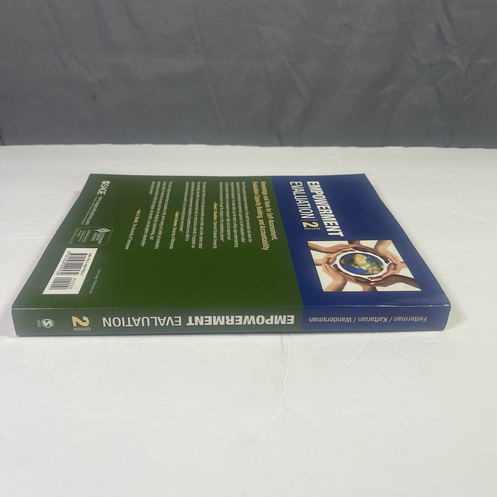 Empowerment Evaluation: – Paperback, by Fetterman David; Kaftarian – Like New🔥