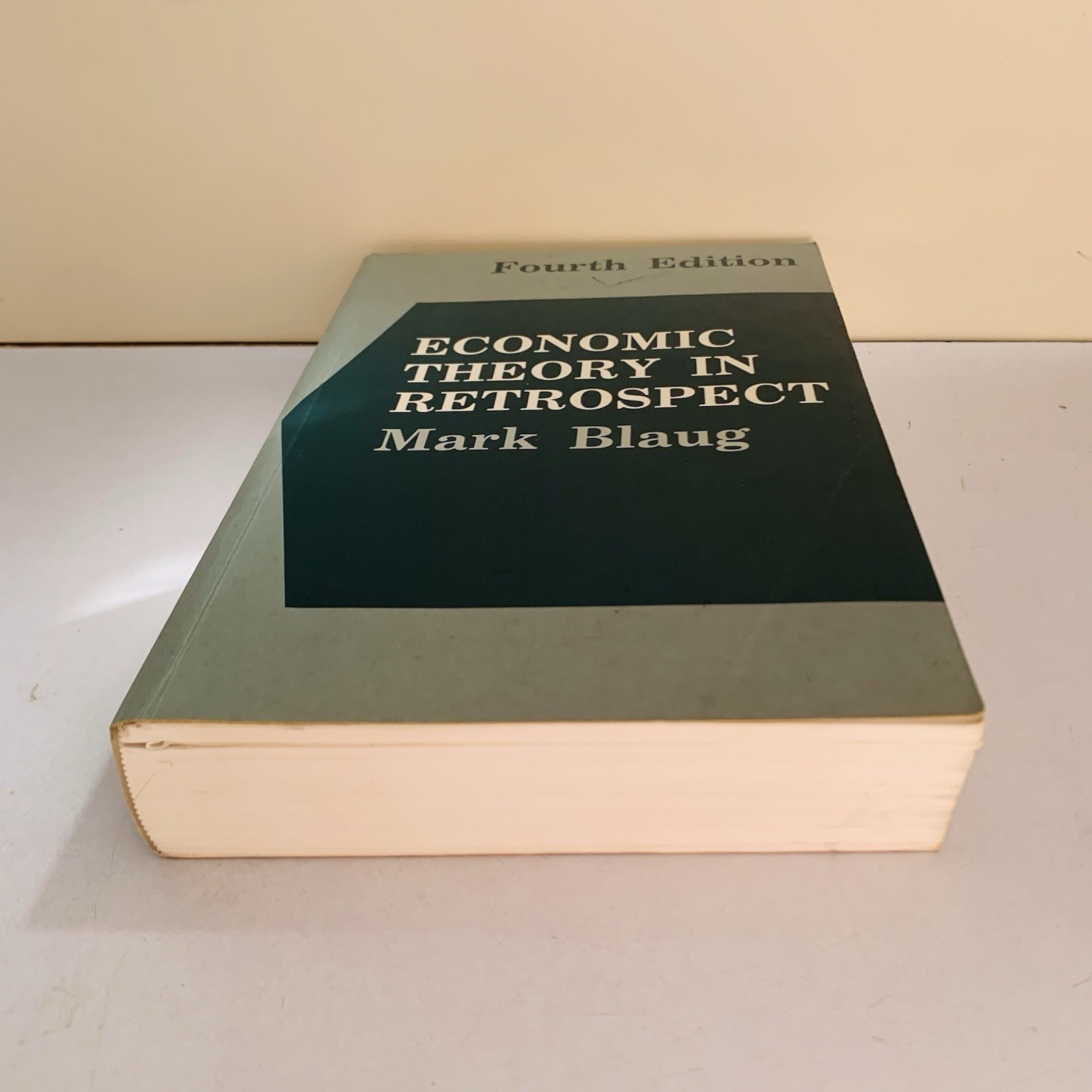 Economic Theory in Retrospect by Mark Blaug Fourth Edition Paperback Book 1990