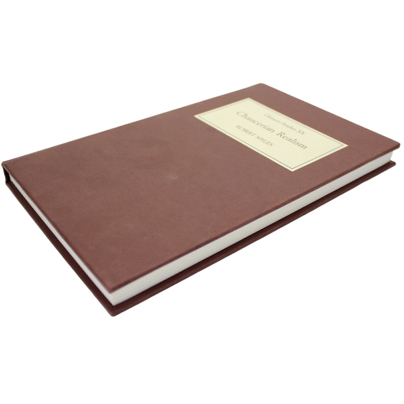CHAUCER MEDIEVAL REALISM LITERATURE POETRY SEMIOLOGY METAPHYSICS REVIEW COPY 1ST
