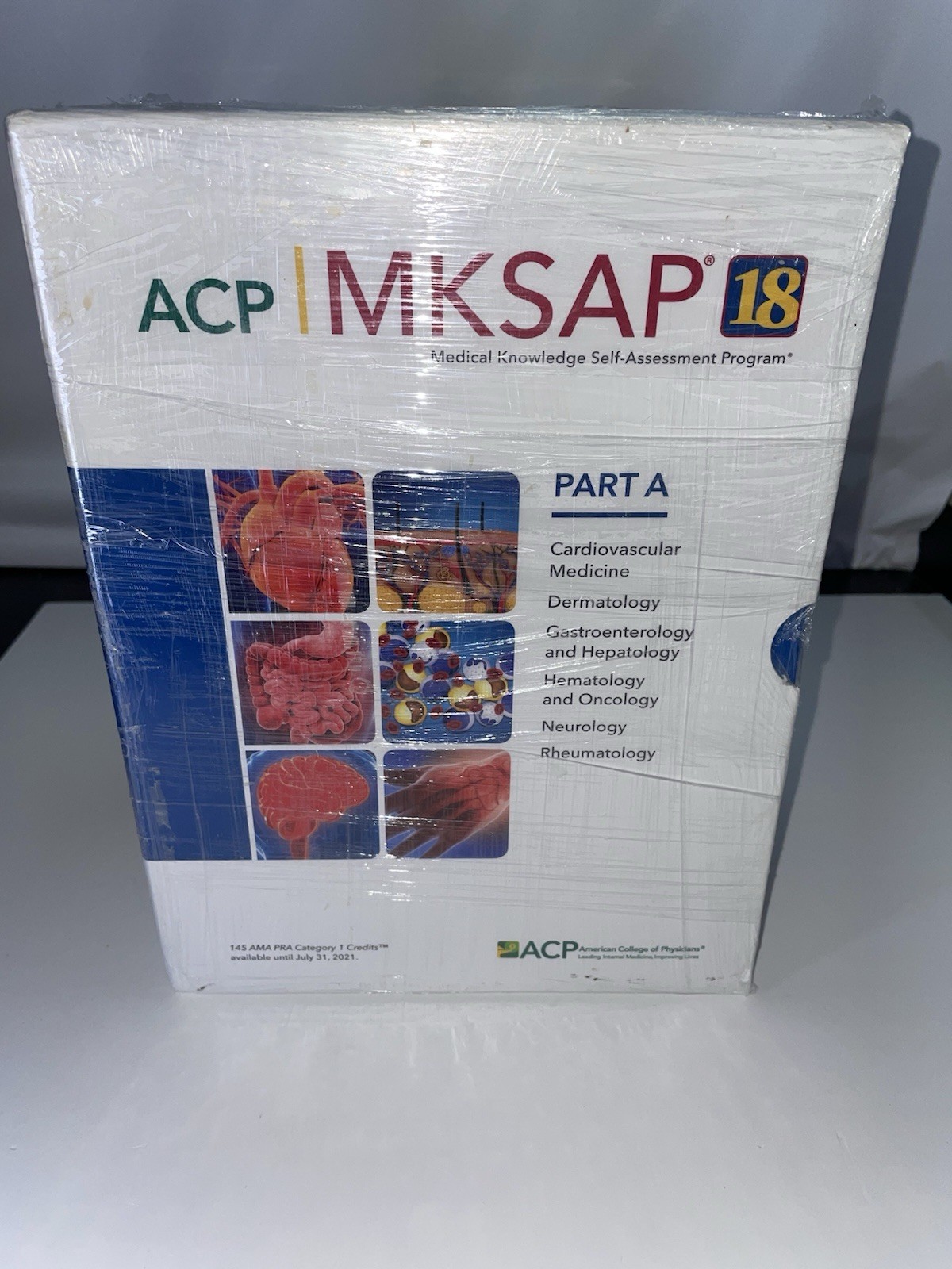 ACP MKSAP 18 Parts A & B 11 Book Set 2018 American College of Physicians TPB🫡
