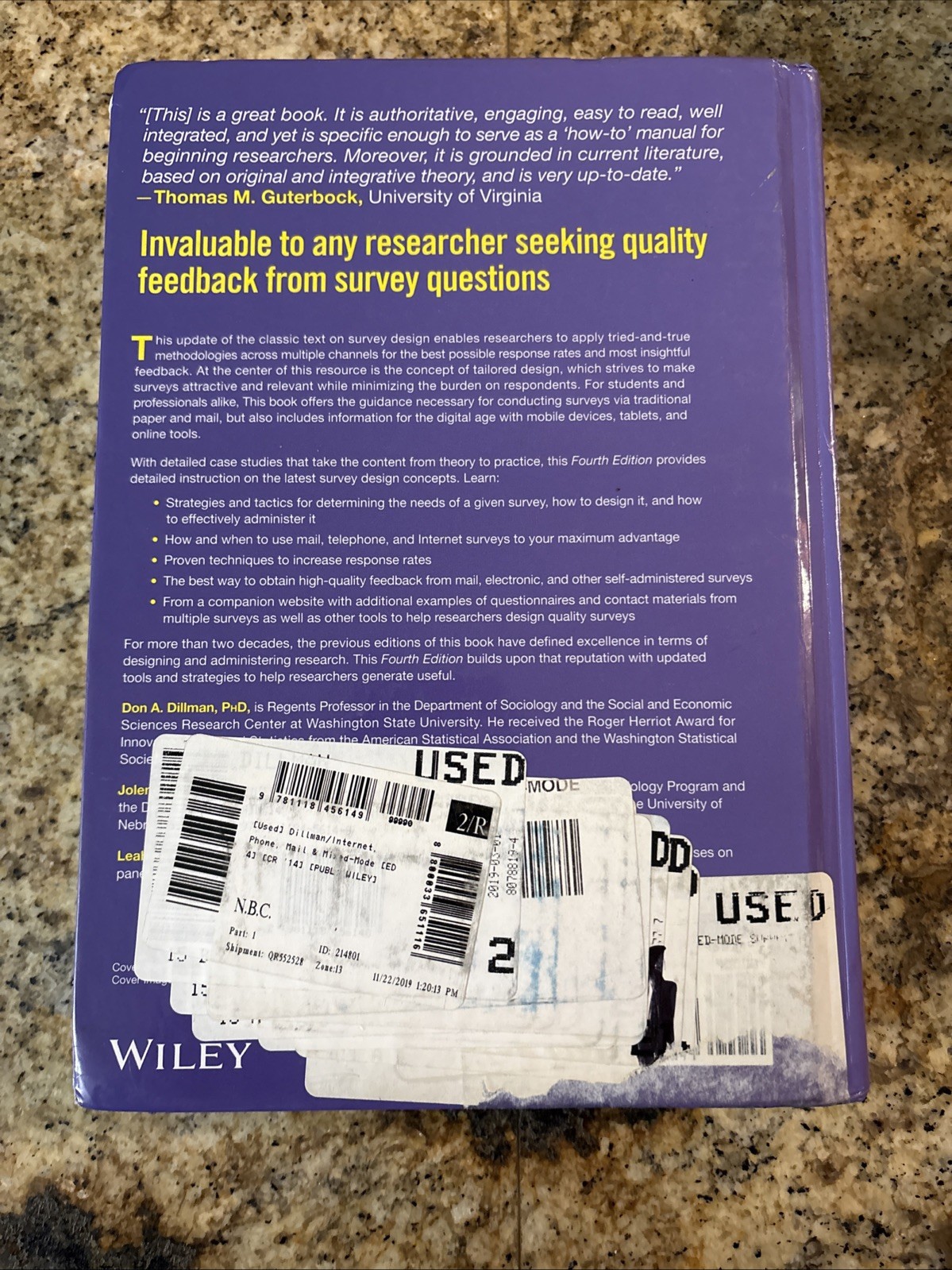 Internet, Phone, Mail, and Mixed-Mode Surveys: The Tailored Design Method