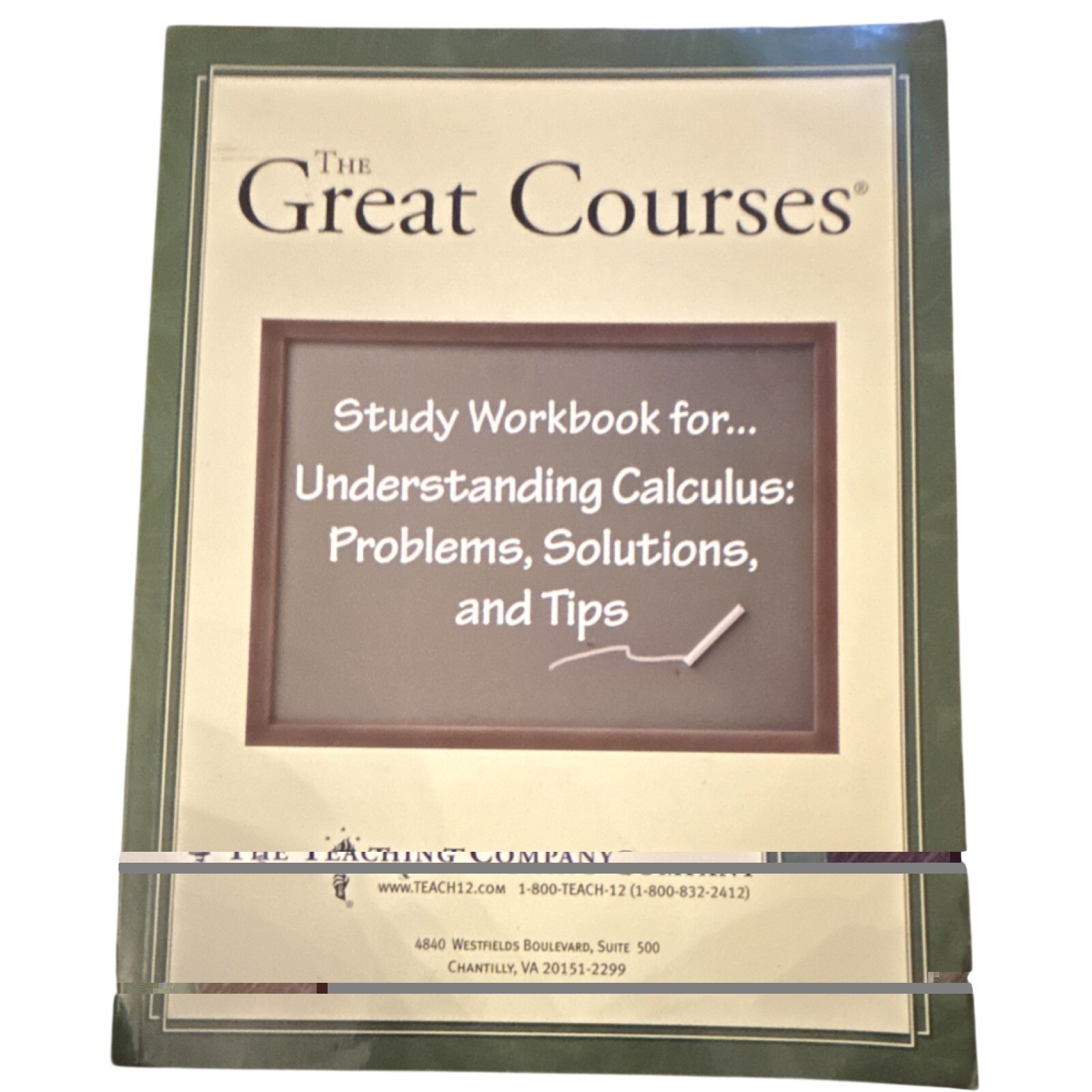 The Teaching Company The Great Courses Understanding Calculus Bruce H Edwards Pb
