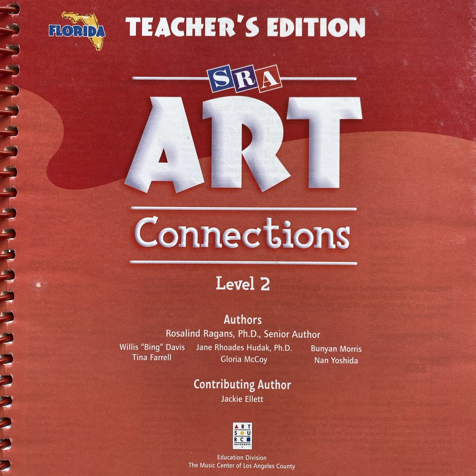 SRA Art Connections Teacher Edition Set Levels 1 2 3 & 5 Florida McGraw-Hill