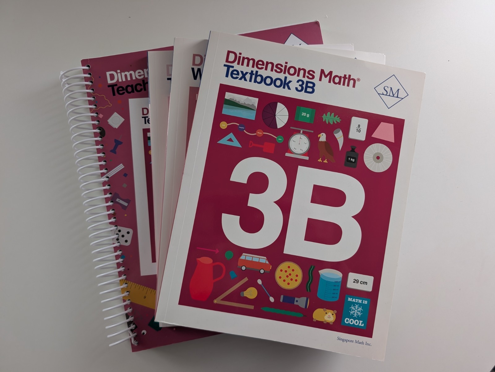 Dimensions Math 3B: Teacher’s Guide, Textbook, Workbook and Tests