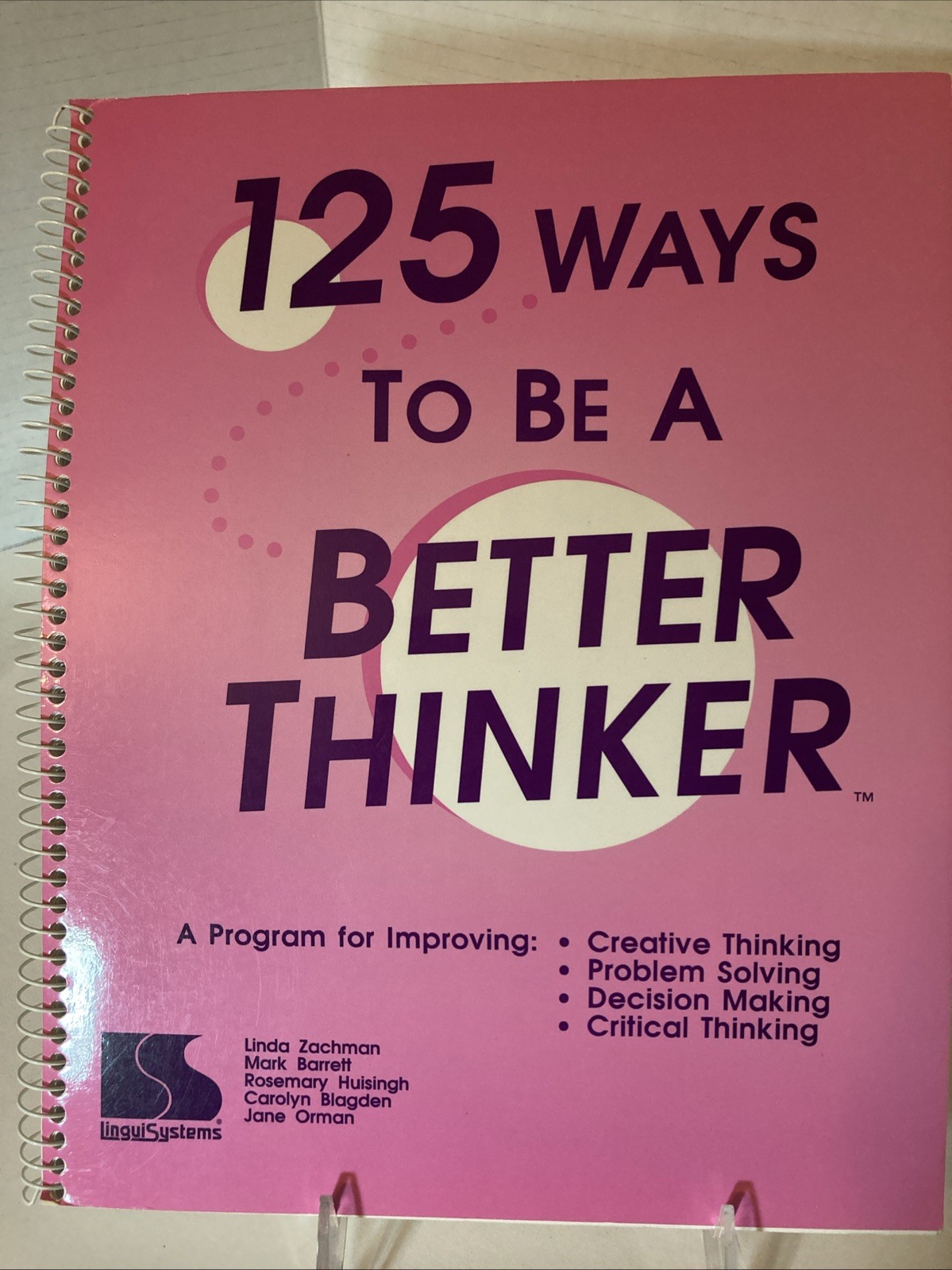 Linguisystems 125 Ways to be a Better Thinker Gr 7 – 12