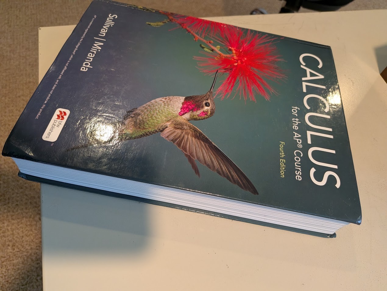 Calculus for the AP Course 4th Edition Michael Sullivan 2023 Hardcover Very Good