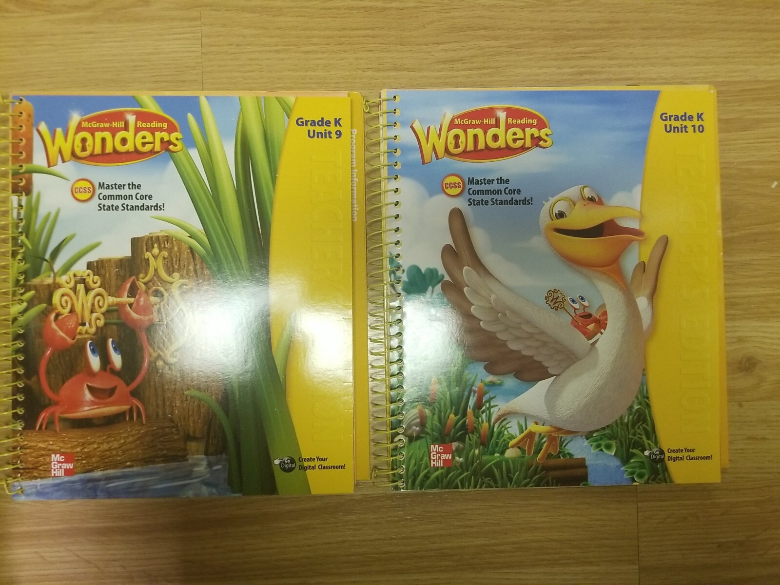 McGraw Hill Reading Wonders Grade K Teacher’s Edition Units 1-10 Homeschooling