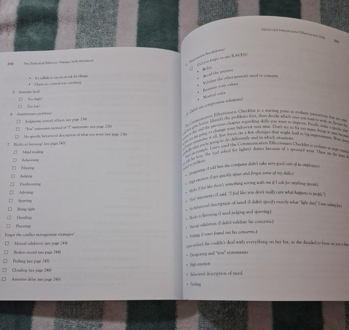 Dialectical Behavior Therapy Skills Workbook 2nd Edition (BRAND NEW!!)