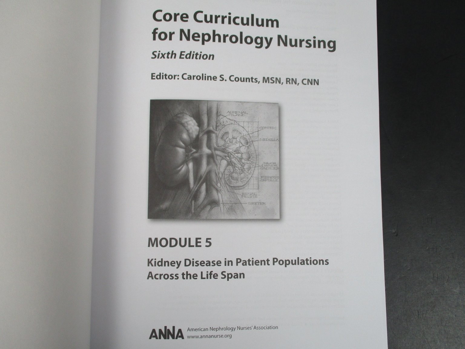 Core Curriculum for Nephrology Nursing by C. S. Counts 2015 6th Edition Module 5