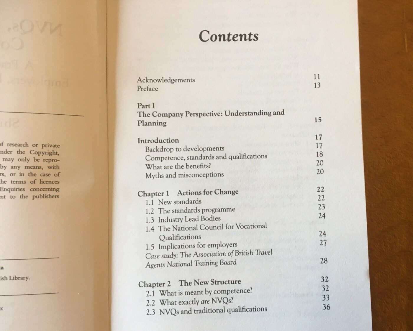 NVQ’s STANDARDS AND COMPETENCE SHIRLEY FLETCHER – KOGAN PAGE 1991