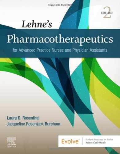 Lehne’s Pharmacotherapeutics for – Paperback, by Rosenthal DNP RN – Acceptable v
