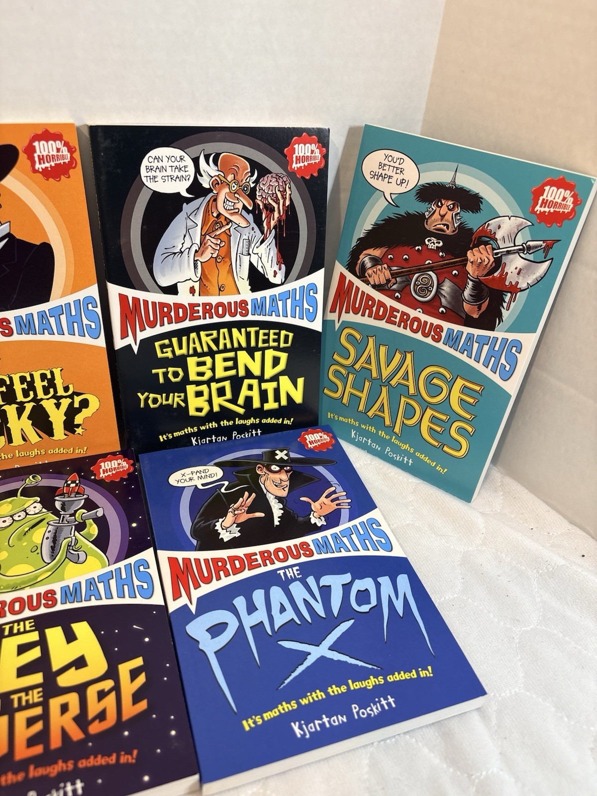 Murderous Maths Collection 10 Books Box Set Gift Pack Horrible Histories Series