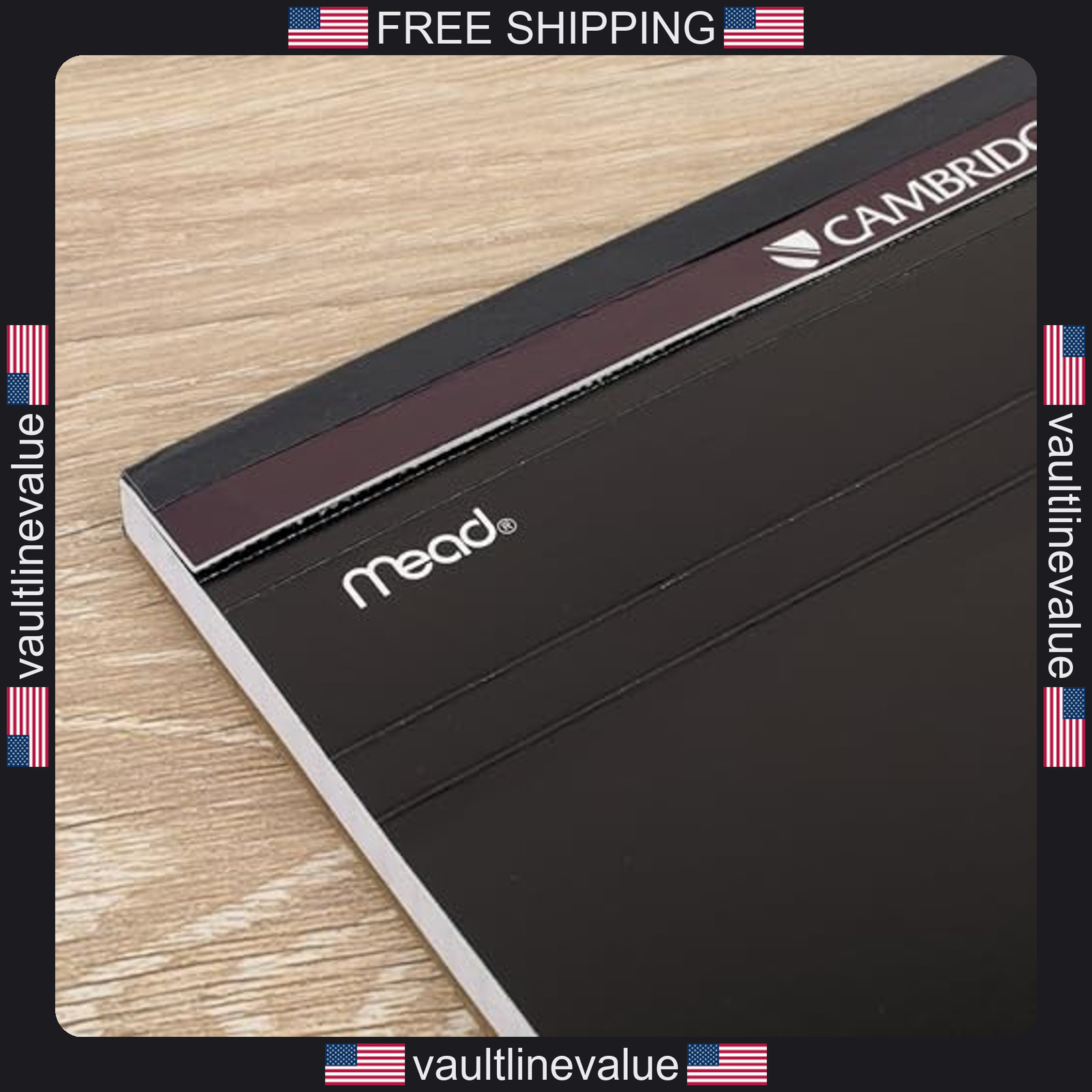 Cambridge Business Notebook, Quad Ruled Paper, 8-1/2″ x 11″, 70 Sheets,