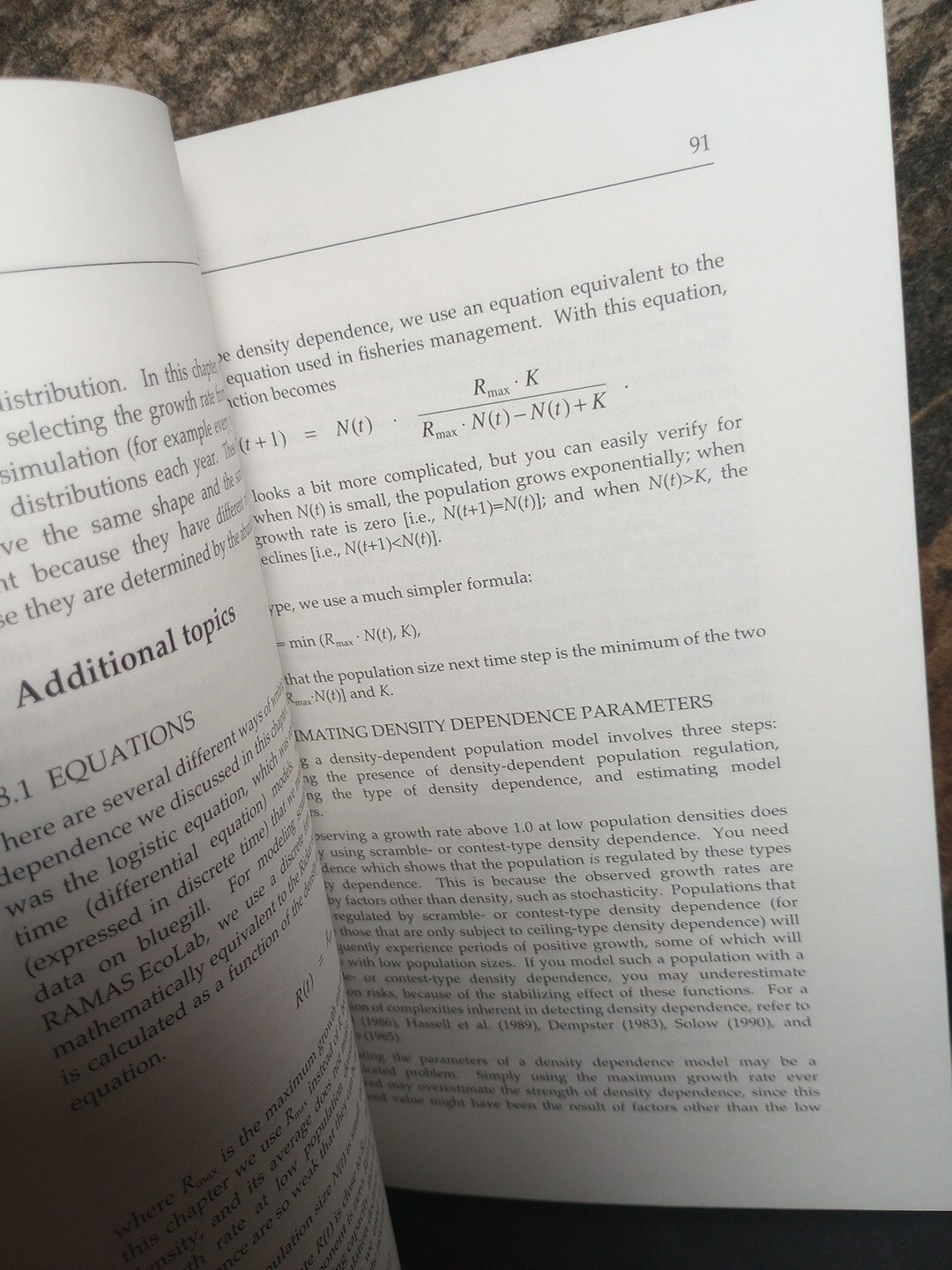 Applied Population Ecology Using RAMAS Ecolab 1.0: Principles and Computer…