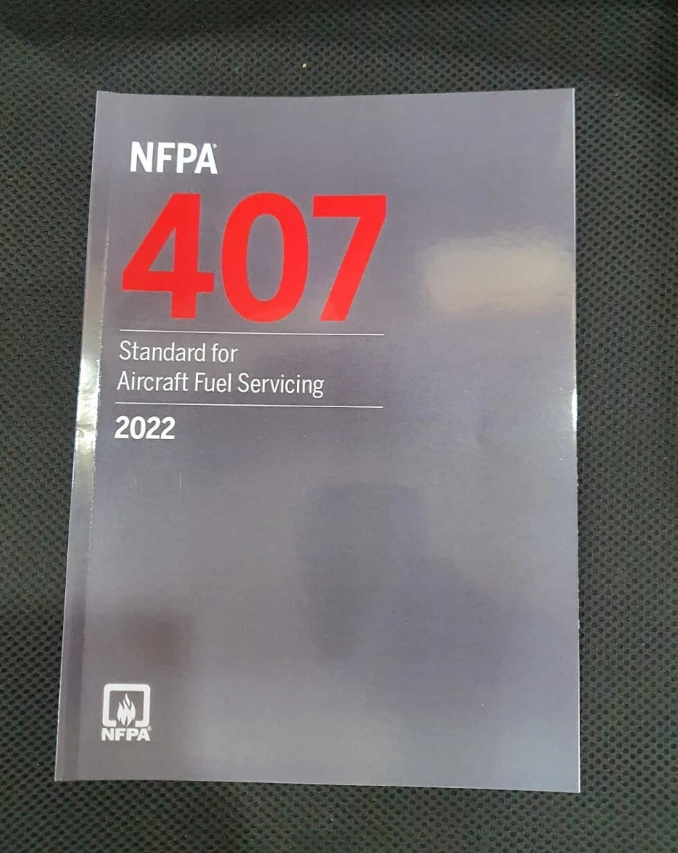NFPA 407 Standard for Aircraft Fuel Servicing 2022 USA STOCK FREE SHIPPING