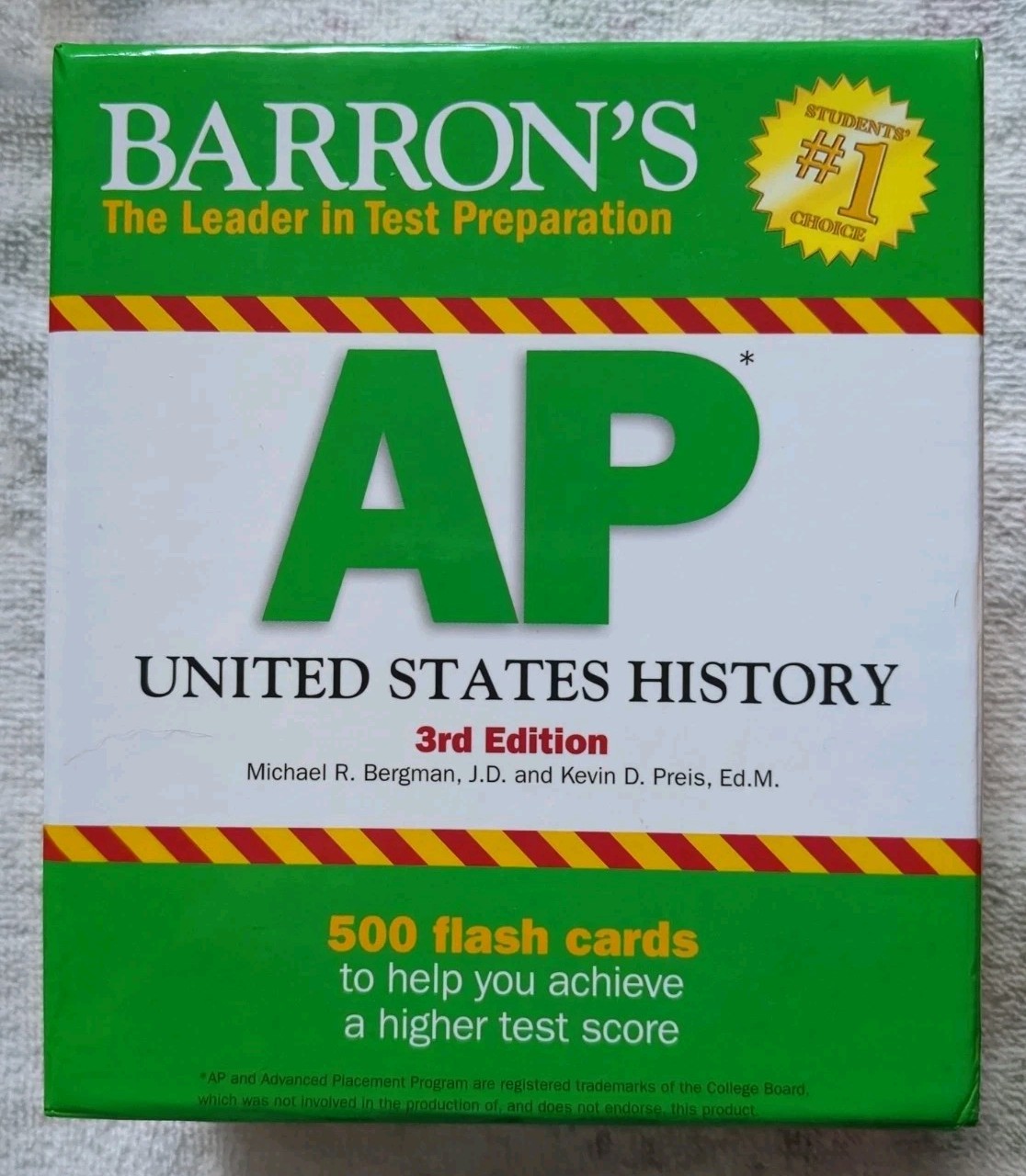 Barron’s Ap Ser.: AP US History Flash Cards by Kevin D. Preis and Michael R….