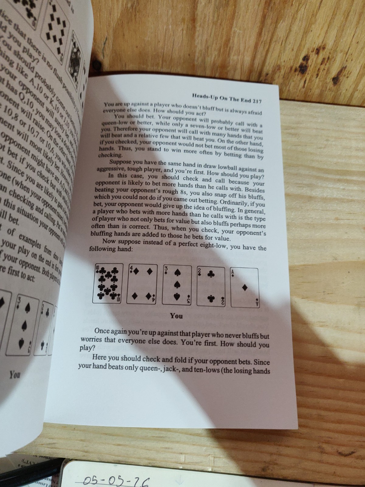 The Theory of Poker by Sklansky, David