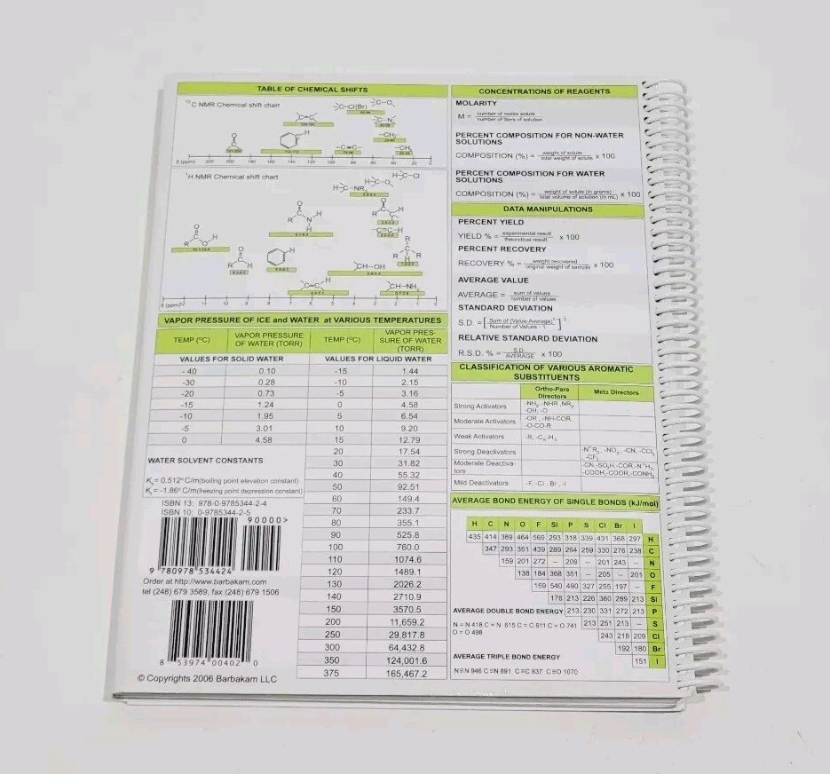 BARBAKAM Lab Notebok 100 Carbonless Pages Spiral Bound(Copy Pg Perforated)