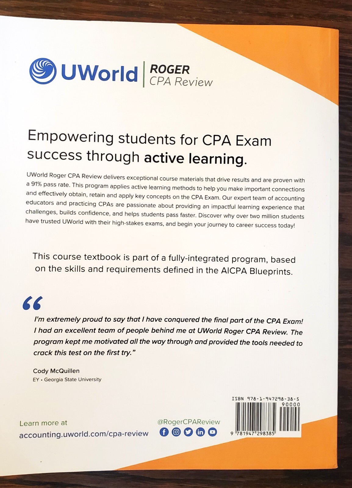 UWORLD Roger CPA Review – REG – Regulation – 2021.5 Edition