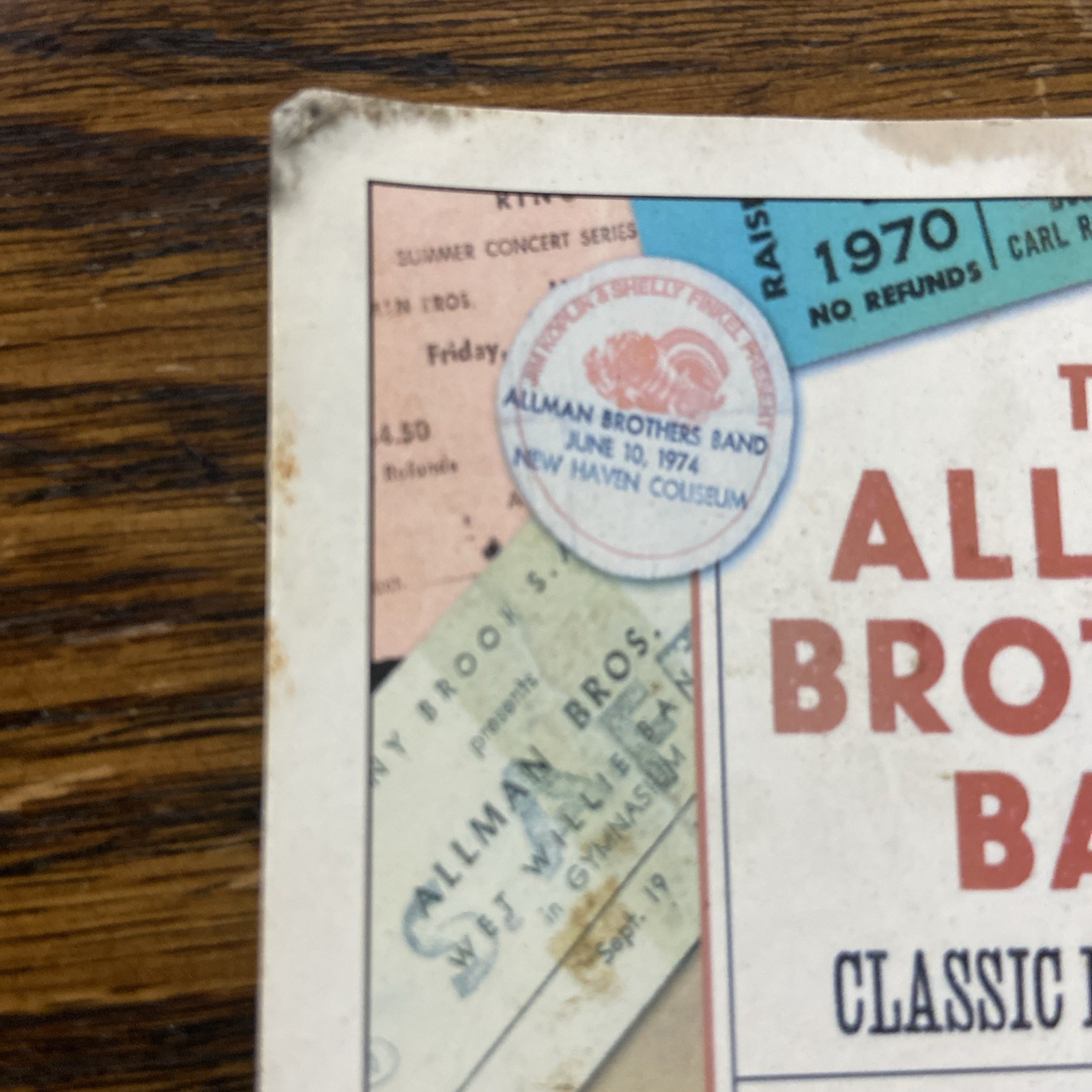 THE ALLMAN BROTHERS BAND CLASSIC MEMORABILIA, 1969-76 By Willie Perkins & Jack