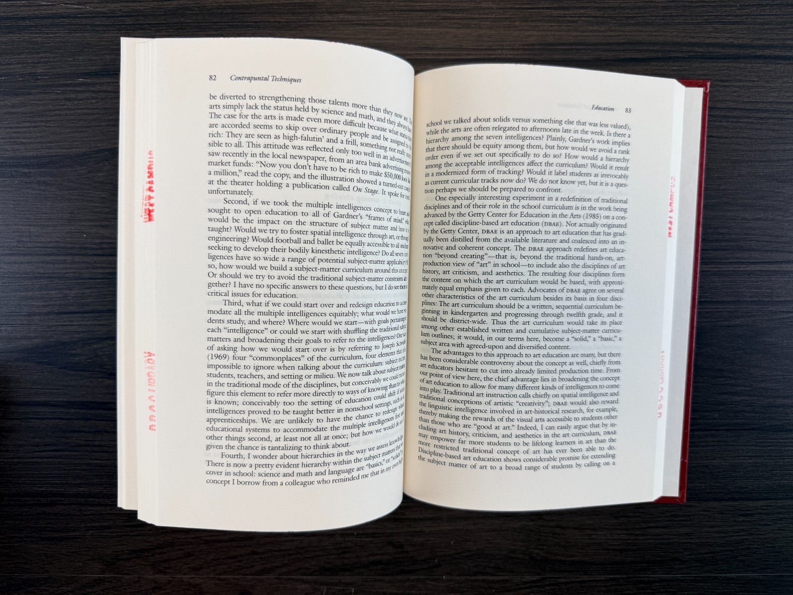Artistic Intelligences: Implications for Education by William J. Moody