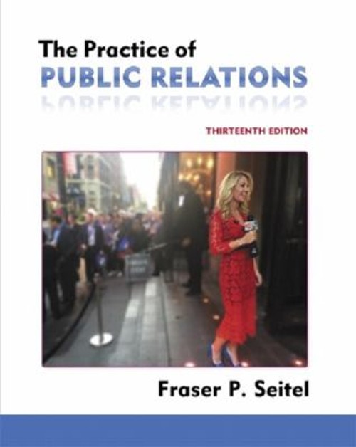 The Practice of Public Relations Paperback Fraser Seitel