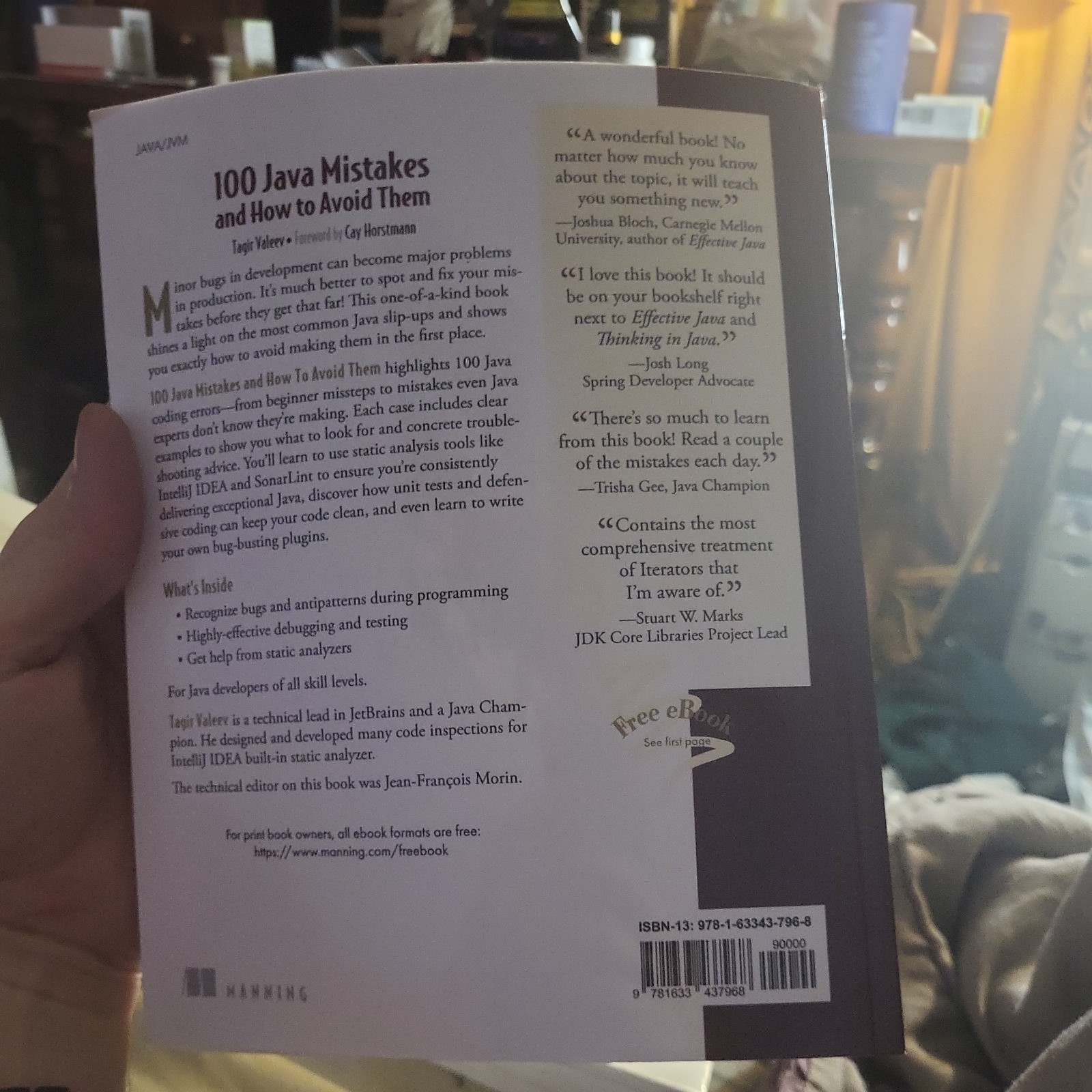 100 Java Mistakes and How to Avoid Them by Tagir Tagir Paperback Book
