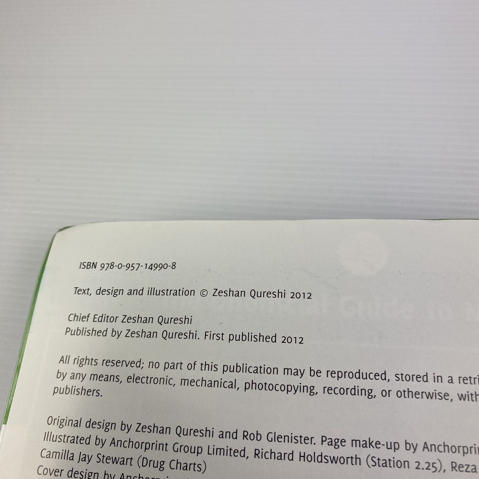 The Unofficial Guide to Passing OSCEs 3rd Ed 2012 Paperback By Zeshan Qureshi