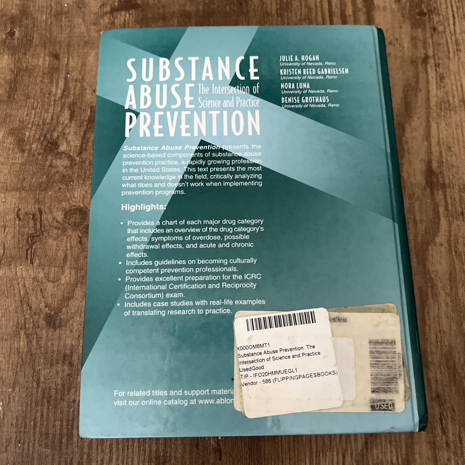 Substance Abuse Prevention : The Intersection of Science and Practice by Kristen