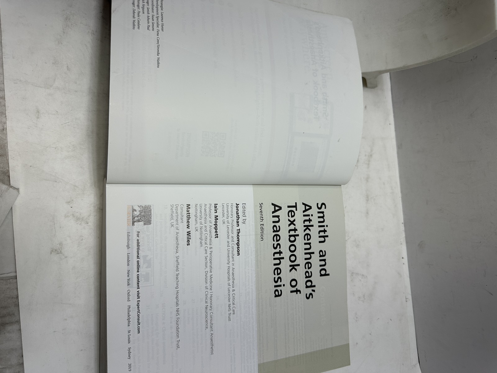 Smith and Aitkenhead’s Textbook of Anaesthesia – Jonathan Thompson, Matthew Wile