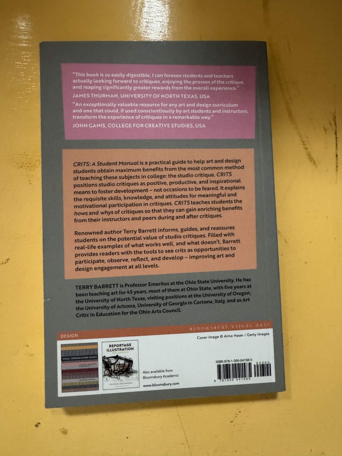 Crits : A Student Manual by Terry Barrett (2018, Trade Paperback)