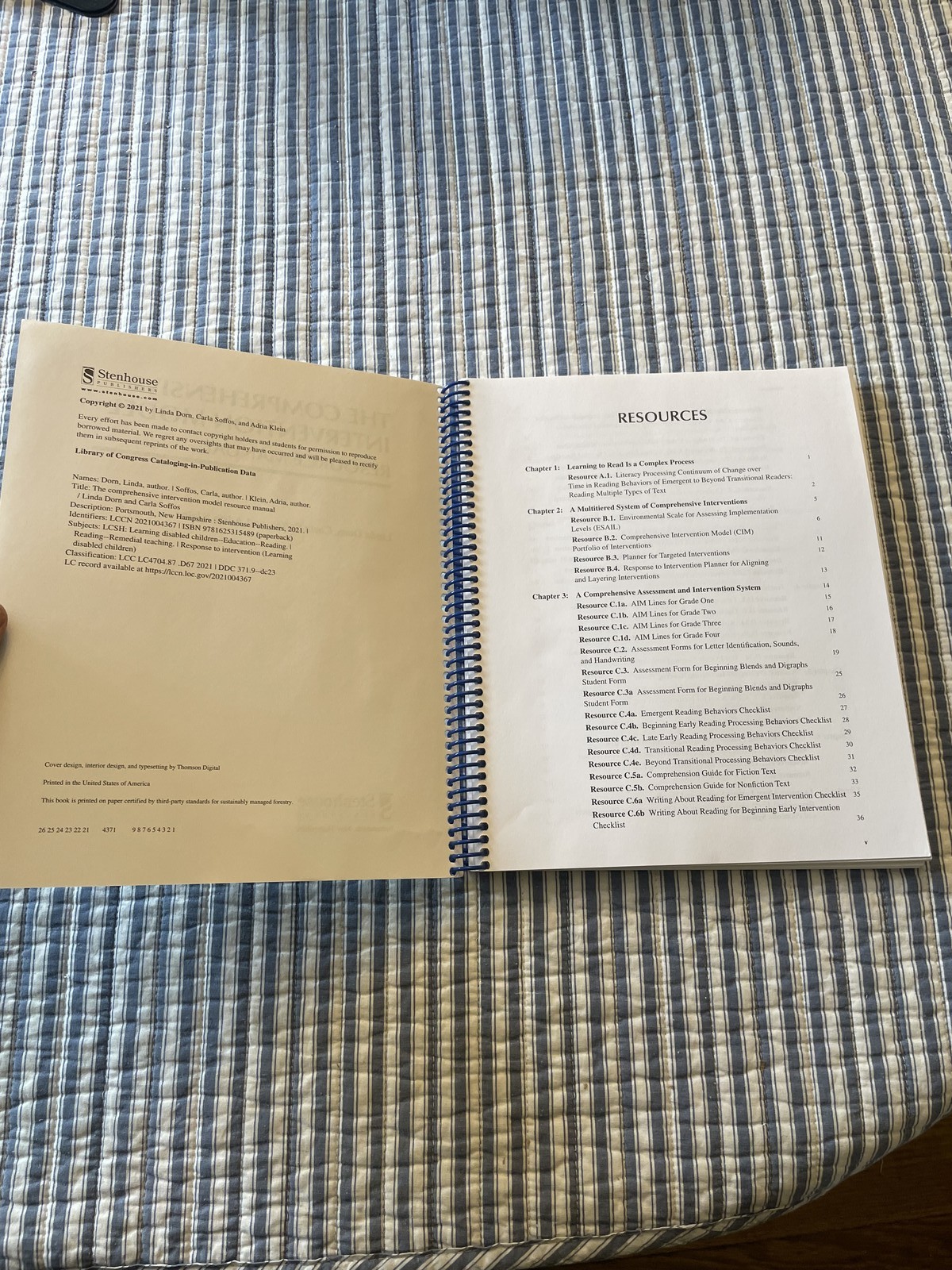 Comprehensive Intervention Model Resource Manual CIM K-12 Literacy Reading