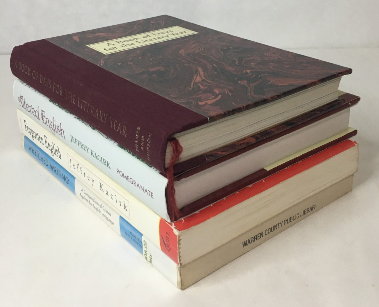 Lot of 4 Nonfiction Books – Literary Facts – Altered Forgotten English Writing