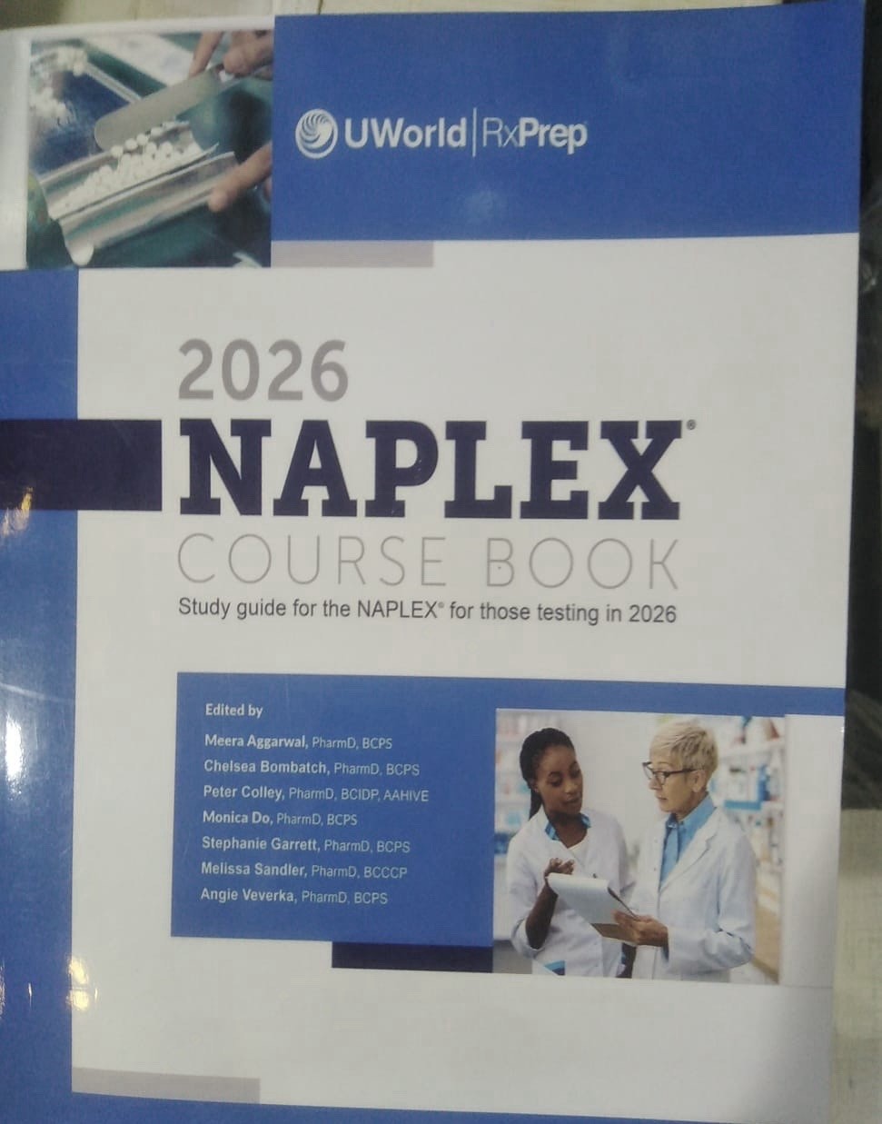 UWorld RxPrep 2026 NAPLEX Pharmacist License Exam Prep Course Book