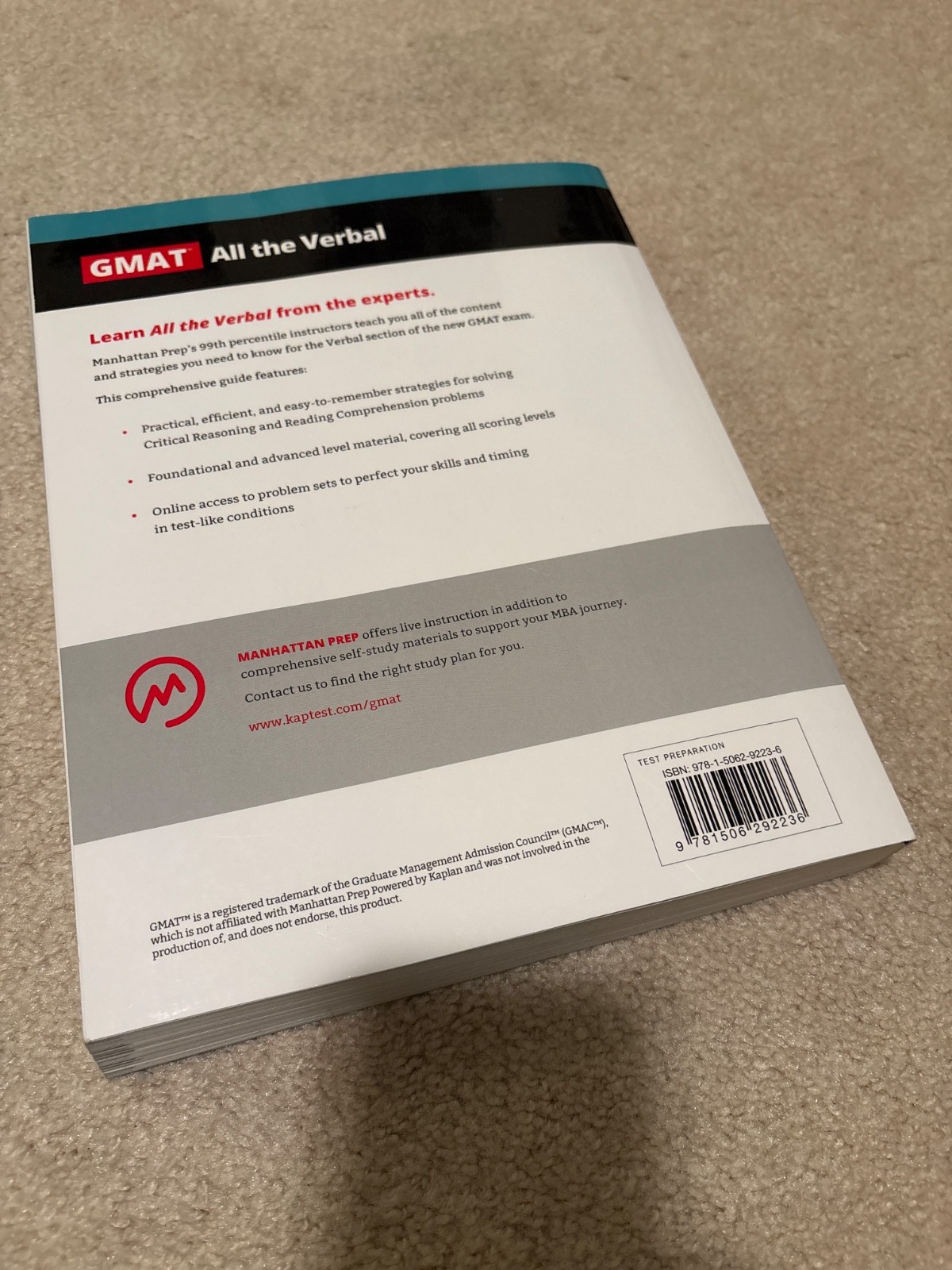 GMAT All the Verbal