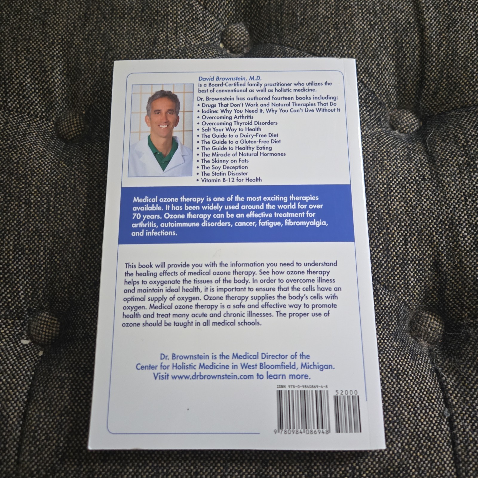 Ozone: the Miracle Therapy by David Brownstein Over 30 Case Studies