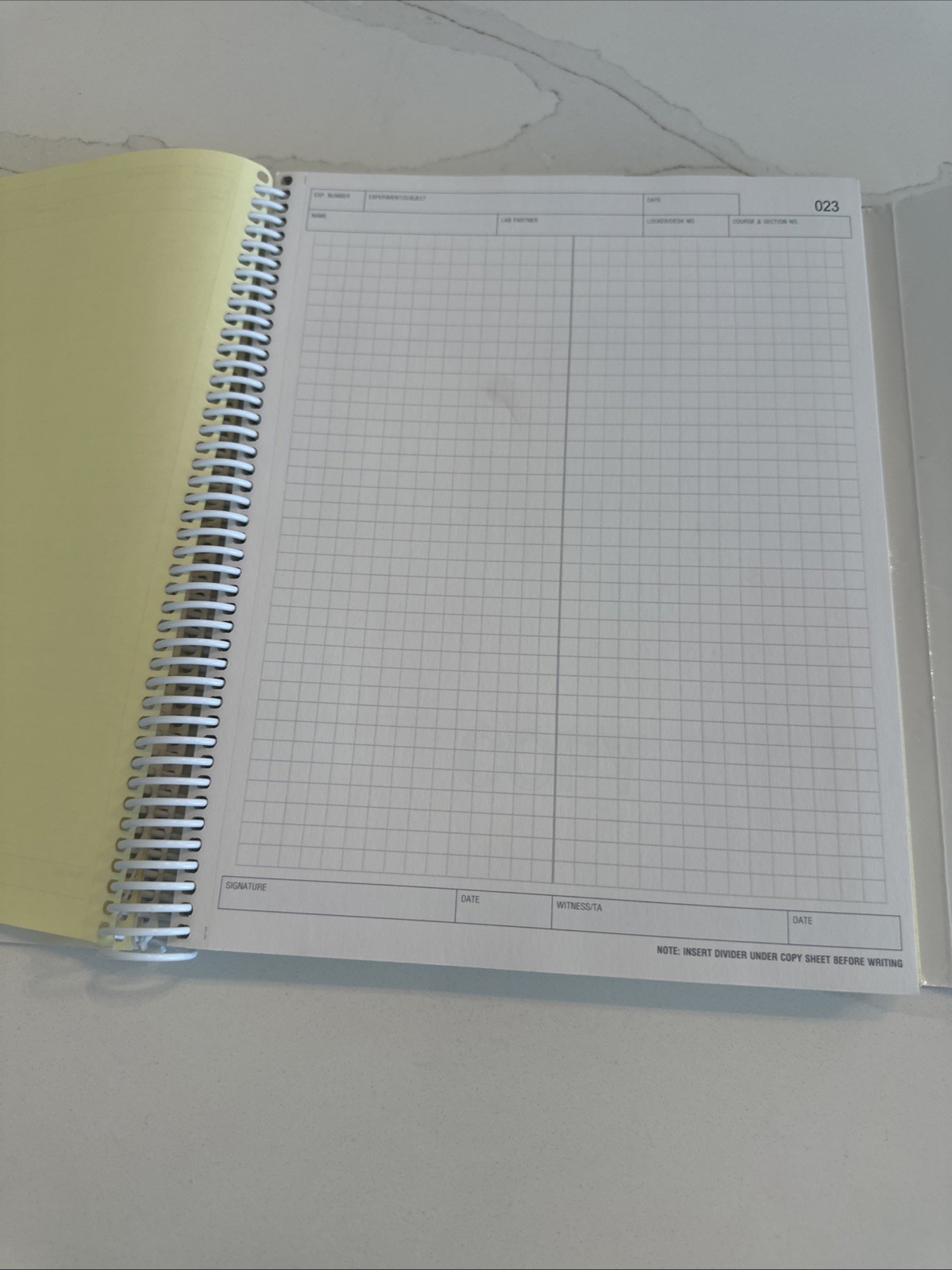 Student Lab Notebook By Hayden McNeil- 100 Pages Carbonless Duplicate sets