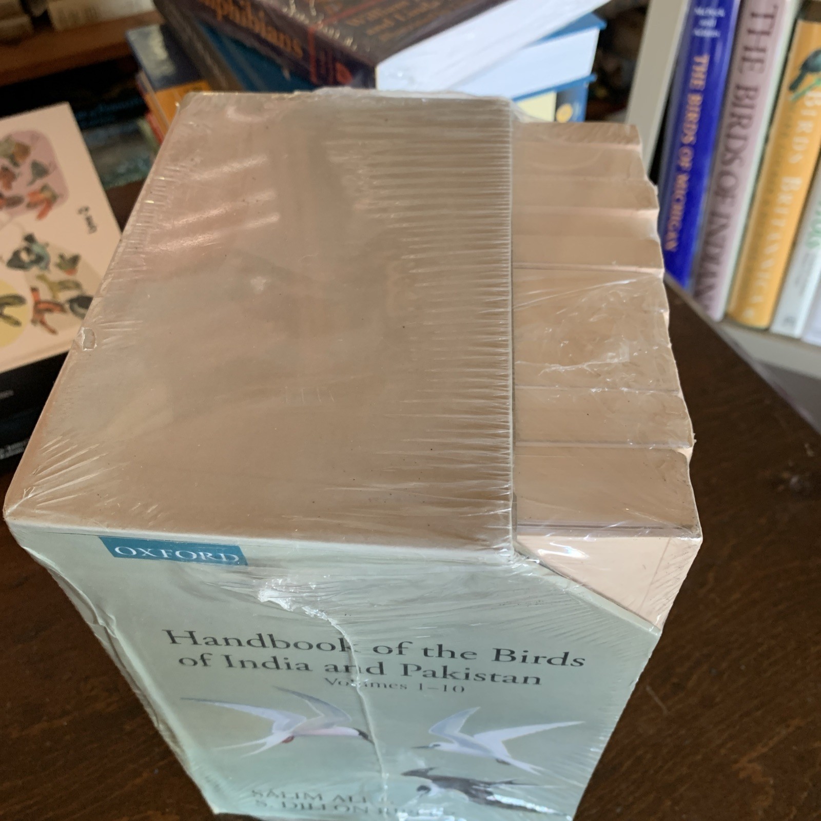 Handbook of the Birds of India and Pakistan Ripley Ali 10 Vol Box Set SEALED