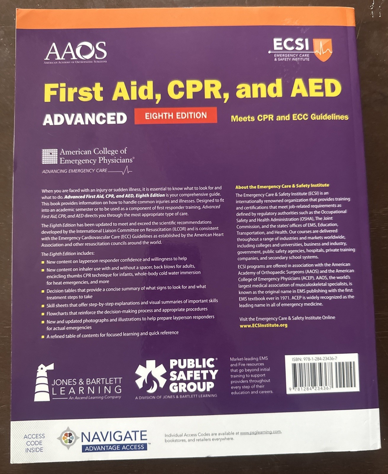 Advanced First Aid, CPR, and AED by American Academy of Orthopaedic Surgeons
