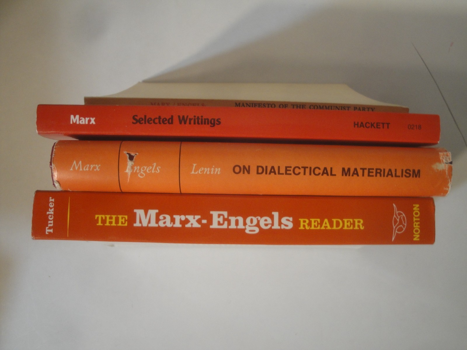 Marx-Engels LOT 4 / COMMUNIST MANIFESTO/ON DIALECTICAL MATERIALISM/READER