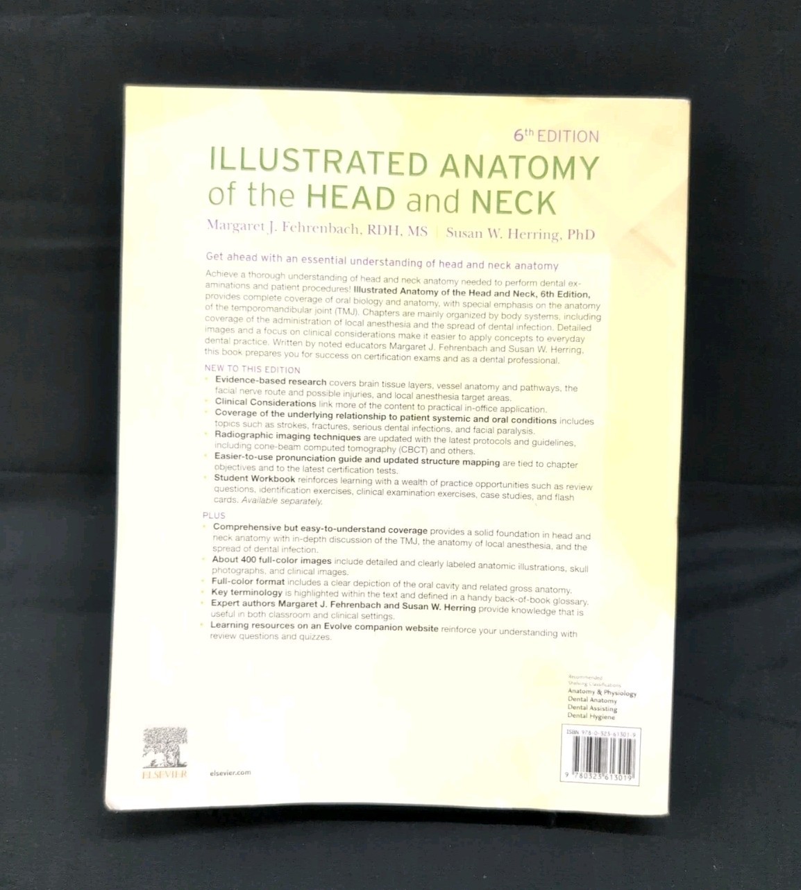 Illustrated Anatomy of the Head and Neck By Margaret J. Fehrenbach Paperback